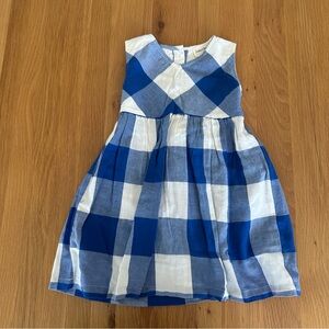 Arsène & les Pipelettes Stylish Blue and White Kids Dress